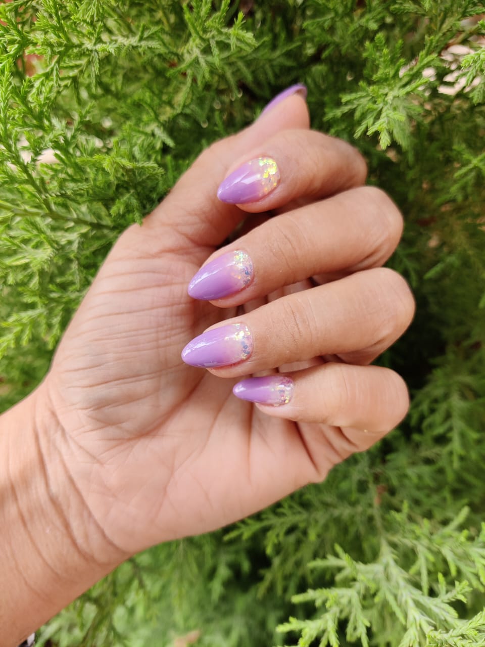 Ombre Glitter nails_